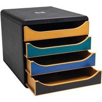 Module de classement 4 tiroirs Big Box Neo Deco - Exacompta - Image 5
