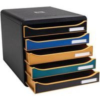 Module de classement 5 tiroirs Big Box Plus Neo Deco - Exacompta - Image 4