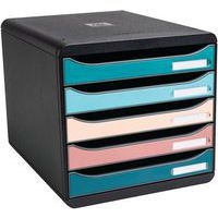 Module classement à 5 tiroirs Big Box Plus Skandi - Assorti - Image 4