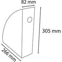 Porte-revues Mag-cube Skandi - Bleu - Lot de 6 - Image 4