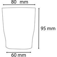 Pot à crayons Ecopen Office - Gris - Lot de 10 - Image 3