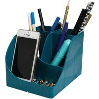 Pot à crayons Pen-Wave Neo Deco - Bleu - Lot de 4 - Image 2