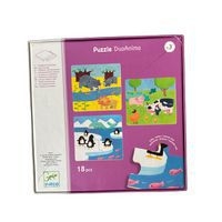 3 Puzzle - animaux and co - 18 pièces - Reconditionné - Image 2