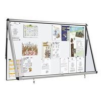 Vitrine porte relevable 15 A4 L/H : 99,5 x 115,5 cm - Image principale
