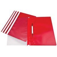 Lot de 1250 Chemise à lamelles, A4, film PP, rouge - Image principale