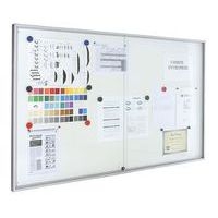 Vitrine fond tôle porte coulissante Millénium Planorga - Image principale