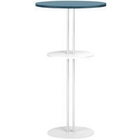 Mange-debout Roxane + tablette piètement 2 tubes Ø 60 cm - Image 7