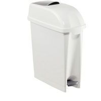 Poubelle pour serviettes hygiéniques - 17 L Blanc - Image 4