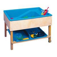 Table de sable et d'eau, plateau bleu - Image principale