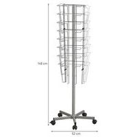 Présentoir mobile 32 cases - Manutan - Image 2