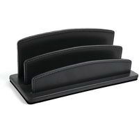Trieur demi-rond satiné de 26x10,5x10,5cm noir - Image principale