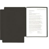 Lot de 6 Chemise de présentation / candidature "Star", A4, noir - Image principale