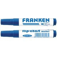 Lot de 12 Marqueur pour chevalet, tracé: 2-6 mm, bleu - Image principale