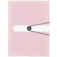 Lot de 6 Chemise à rabats easyorga to go Pastel, A4, rosé - Image principale