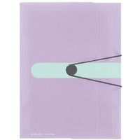 Lot de 6 Chemise à rabats easyorga to go Pastel, A4, lilas - Image principale