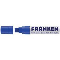 Lot de 6 Craie liquide Jumbo, largeur de tracé: 5-15 mm, bleu - Image principale