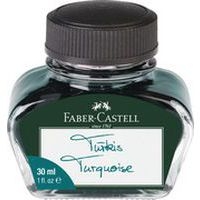 Lot de 6 Flacon d"encre, contenu: 30 ml, turquoise - Image principale