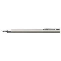 Stylo plume NEO Slim acier inox, mat - Image principale