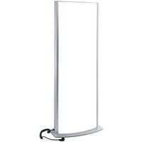 Totem d´affichage galbé lumineux, double face, LED - Image principale