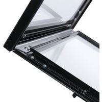 Porte-menu noir incliné LED - Image 3