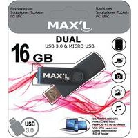 Clé Duals USB 3.0 + micro USB OTG 16Go - Max'L - Image 2