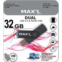 Clé Duals USB 3.0 + micro USB OTG 32Go - Max'L - Image 2