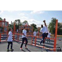 Espace multisports Pitch'One R9XL à 9 aires - 32 x 29,80 m - peint - Image 4