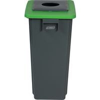 Poubelle de tri verte et grise - Verre - 60 L - Image 2