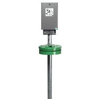 Support sac poubelle + distributeur hygiène canine vert - Image principale