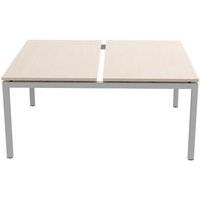 Bureau droit Bench 2 places Inesa Chêne 140 cm - Image 5