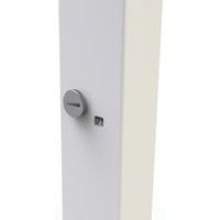 Bureau droit Inesa avec pied réglable en T Chêne 140 cm - Image 5