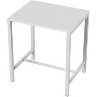 Table de réunion haute Jona Plateau Blanc Long  : 100 cm - Image 3