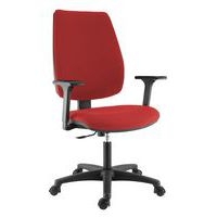 Fauteuil accoudoirs réglables Kiwi tissu M1 Sokoa - Image principale
