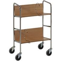 Chariot à classeurs - 2 plateaux - Capacité 75 kg - Image 2