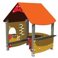 Maisonnette avec toit L'épicerie alu gris - Manutan Expert - Image 2