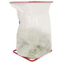 Support sac-poubelle - 400L - Rouge - Manutan - Image 9
