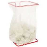 Support sac-poubelle - 400L - Rouge - Manutan - Image 4