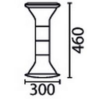 Tabouret Mogoo T2 à T7 assise noire et moutarde - Image 8