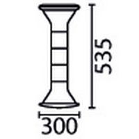 Tabouret Mogoo T2 à T7 assise noire et moutarde - Image 9