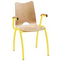 Fauteuil de maitre Céphée avec accoudoirs bois - Manutan Expert - Image principale