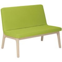 Banquette accueil Zélos 2 places sans surpiqûre - Manutan Expert - Image 3