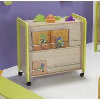 Présentoir à livres Lili piètement coloris hêtre - Image 2