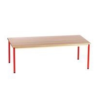 Table Chloé rectangulaire plateau hêtre 4 pieds - Mobidecor - Image 4