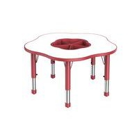 Table Clémence plateau fleur avec bac - Manutan Expert - Image principale