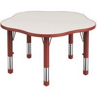 Table Clémence plateau fleur - Manutan Expert - Image principale