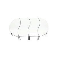 Table demi-lune Yang hauteur réglable de T1 à T3 blanc-MIRPLAY School - Image 5