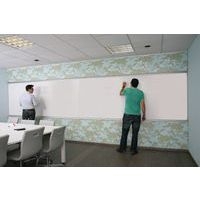 Tableau blanc Horizon 120x400 spécial vidéoprojecteur - e3 - 2 éléments H120xL200cm - Image 2