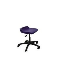 Tabouret technique coque polypropylène sur roulettes - Postura+ - Image 4