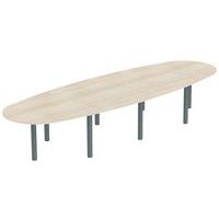 Table Elbia piètement tube plateau épaisseur 25 mm MBA - Image 8