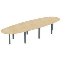 Table Elbia piètement tube plateau épaisseur 25 mm MBA - Image 5